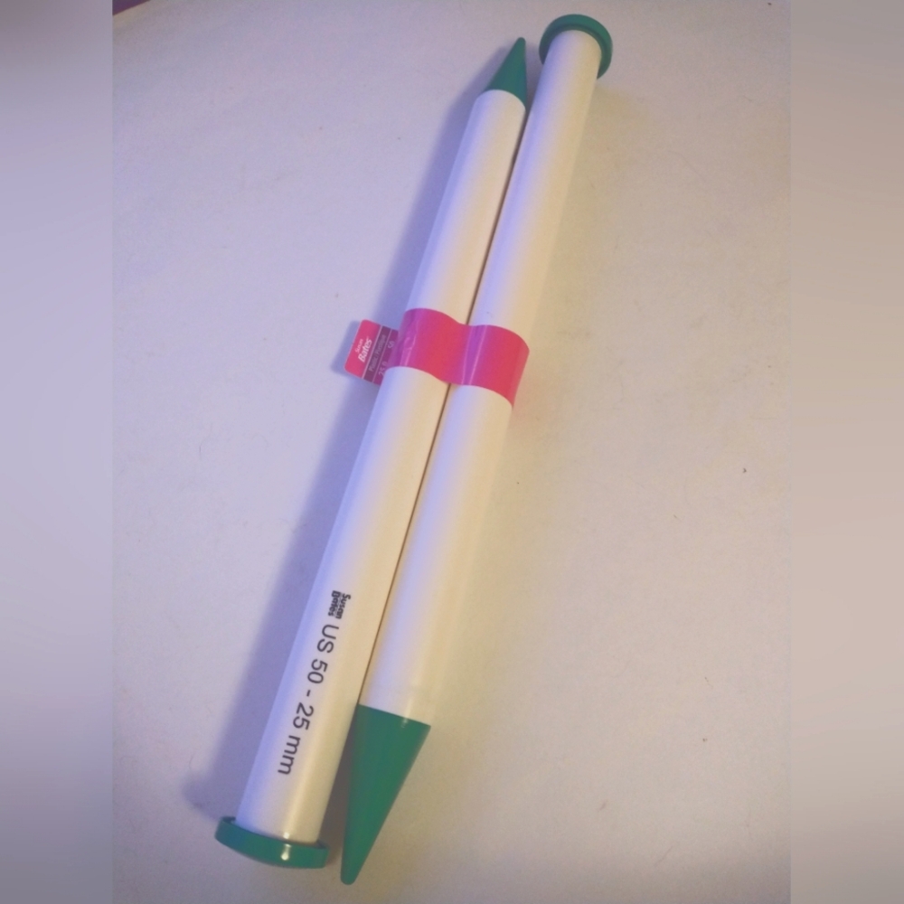 Susan Bates Knitting Needles Luxite Plastic‎ 14" US 50 25mm Coats & Clark 11514